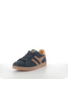 Baskets bleues et marron